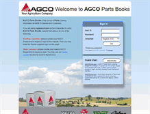 Tablet Screenshot of agcopartsbooks.com